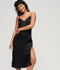 Satin Cami Midi Dress