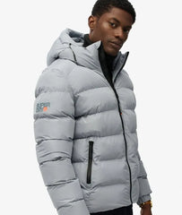 Hooded Sports Puffer Jacket