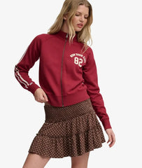 Tiered Jersey Mini Skirt