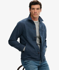 The Merchant Store- Linen-blend Overshirt