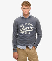 Vintage Wash Relaxed Crew Sweatshirt