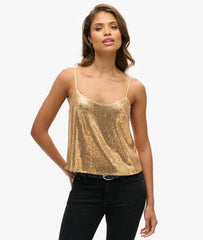 Sequin Cami Vest Top