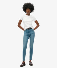 Organic Cotton High Rise Skinny Denim Jeans