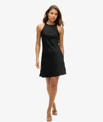 Satin Racer Mini Dress