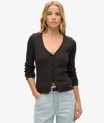 Essential Button Through Long Sleeve Top