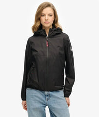 Hooded Logo Windbreaker Jacket