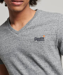Orange Label Vintage Embroidery V-Neck T-Shirt