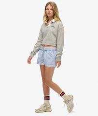 Organic Cotton Stripe Elasticated Shorts