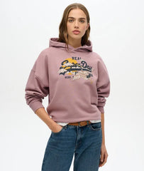 Tokyo Vintage Logo Relaxed Hoodie