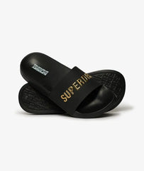 Vegan Logo Pool Sliders