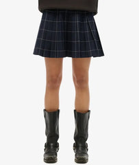 Vintage Pleated Mini Skirt