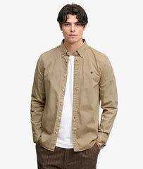 Garment Dyed Long Sleeve Shirt