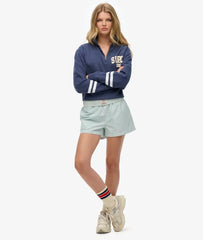 Organic Cotton Stripe Elasticated Shorts