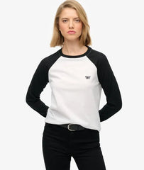 Essential Logo Long Sleeve Baseball Top