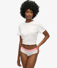 Organic Cotton Large Logo Hipster Briefs