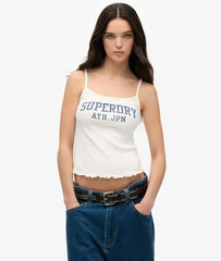 Athletic Essentials Graphic Pointelle Cami Top