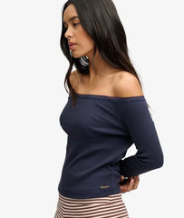 Athletic Essentials Lace Long Sleeve Top