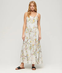 Woven Tiered Maxi Dress