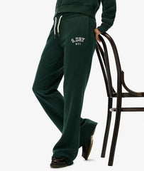 Athletic Embroidered Flare Joggers