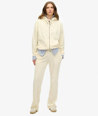 Velour Wide Leg Joggers