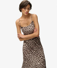 Printed Maxi Slip Dress