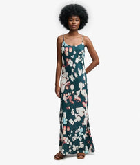 Printed Maxi Slip Dress