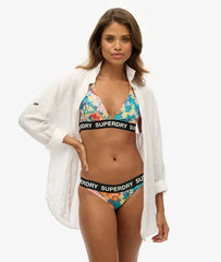 Logo Triangle Bikini Top