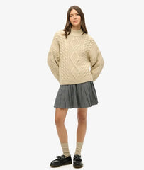 Vintage Pleated Mini Skirt