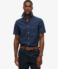 City Cotton Linen Short Sleeve Shirt
