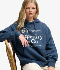Luxe Casual Embroidered Relaxed Hoodie