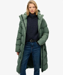Hooded Longline Puffer Jacket