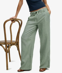 Linen Low Rise Pants
