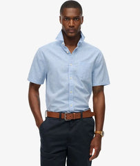 City Cotton Linen Short Sleeve Shirt