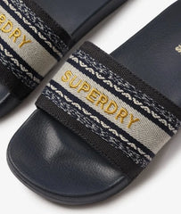 Vegan Webbing Pool Sliders