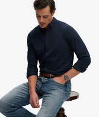 Vintage Destroy Pique Long Sleeve Shirt