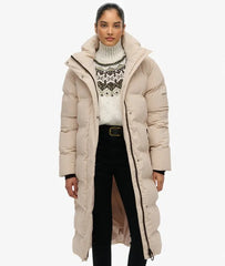 Hooded Longline Puffer Jacket