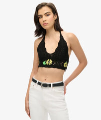 Crochet Flower Bralette