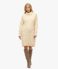 Knitted Roll Neck Jumper Dress