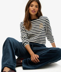 Country Club Long Sleeve Stripe Top