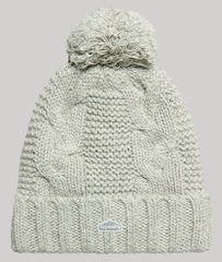 Cable Knit Bobble Beanie