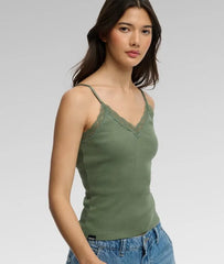 Essential Lace Trim Cami Top