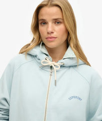 Essential Logo Oversized Raglan Zip Hoodie