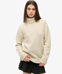 The Merchant Store - Oversized Roll Neck Jumper