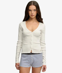Essential Button Long Sleeve Top