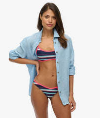 Striped Recycled Bikini Briefs