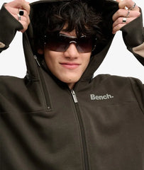Bench Double Zip Hooded Stripe Sweatshirt