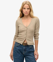 Essential Button Through Long Sleeve Top