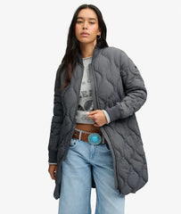 Longline Onion Quilt Liner Jacket