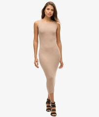 Backless Knitted Midi Dress