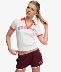 Athletic Football Collared T-shirt